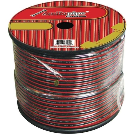 Audiopipe AUDIOP CABLE16BLACK 16 Gauge 1000 ft. Spool Speaker Cable - Black and Red CABLE16BLACK